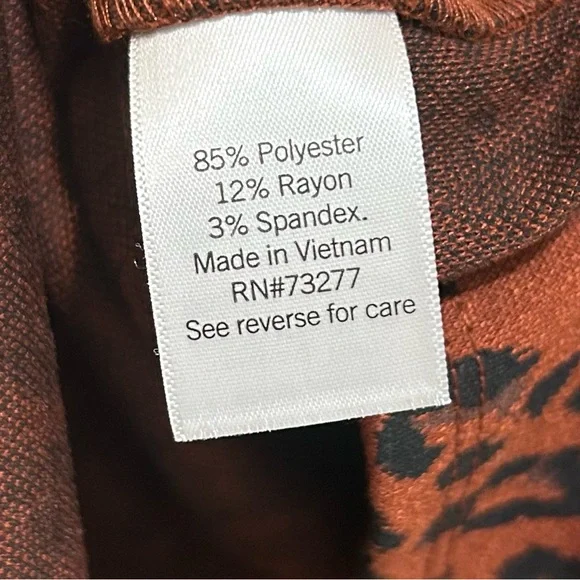 Nine West Women’s Sleeveless Animal Print Dress Size Small - Never Worn - Picture 6 of 6